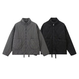 Fongt Women's Clothing 2025 New Winter Street Fashion Cotton Long Sleeves Up Loose Cotton Coat