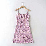Sleeveless Print Long Floral