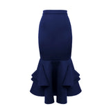 Fongt High-Waisted Comfortable Dress In Autumn 2025 Daily Commuting Style Slimy Fishtail Skirt Busskirt