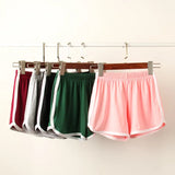 Fongt Shorts Women Summer 2024 Casual Wear Three-Point Pants Korean Version Of Fashion Yoga Beach Pants Candy Color Hot