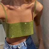 Tops Women Undefined Popular Y2K Spaghetti Strap Camisole Jurk Sleeveless Loose Street