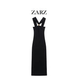 Fongt Homemade New Women's Gold Knitted Neck Dress 4938118