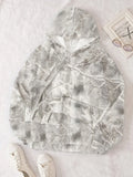 Fongt Autumn Women's Vintage Hoodie Hot Long-Sleeved Jungle Maple Branch Pattern 3D Sweater
