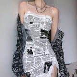 Fongt New 2023 Summer Digital Vintage Print Dress-Outfit