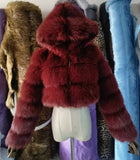 Fongt Fur Autumn And Winter New Imitation Fur Turf Warm Hat Fur Coat Woman