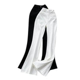 Fongt Autumn And Winter New Retro Suit Trousers Women's Leisure High Waist Hanging Feeling Thin Legs On The Bottom Of Long Pants
