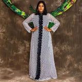 Piece Sets African Dresses For Women Dashiki African Clothing Robe Africaine Femme Slim Evening Long Dress Africa