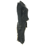 Fongt New Heavy Industry Irregular Tailoring Personality Denim Jacket 1750