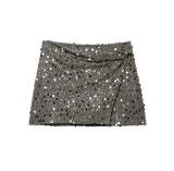 Fongt Homemade New Women's Clothing Balls And Tablets Double-Pearl Miniskirt 7969226