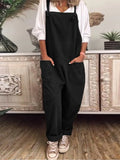 ZANZEA Summer Women Solid Jumpsuits Sleeveless Office Lady Baggy Overalls Casual Leisure Lady Loose Playsuits Oversized