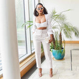 Fongt Women's Spring And Summer High-Waisted Leisure Trousers Slim Slimming Suit Trousers Ladies Trousers Autumn Professional Pants