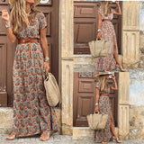 Hot Style Hot Selling Women's Fashion Bohemian Style V-Outfit