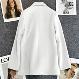 Fongt Fried Street Small Suit Jacket Female 2023 Spring And Autumn New Korean Version Web Celebrity Temperament Small Casual Suit-Outfit
