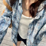 Fongt Chic Vintage T-Shirt Women's Spring And Autumn New Relaxed Casual Shirt Medium
