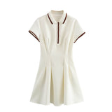 Fongt Homemade New Women's Classic Fashion Clamming Threaded Dress 2180 226