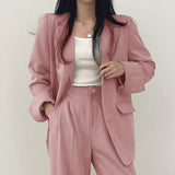 Fongt Suit Jacket Female 2024 New Spring And Autumn Korean Version Chic Small Suit Suit Lady Design Sense Minority-Outfit
