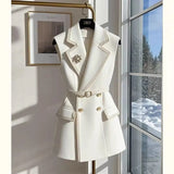 Fongt And Autumn New Vest Small Suit Jacket Short Elegant Temperament Casual Slim Slimming