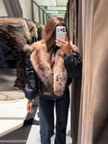 Fongt Fashion New Autumn And Winter Retro Thick Thick Collar Short Cotton Coat Woman