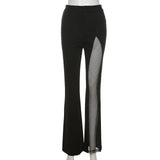 Mesh Elegant Skinny Flare