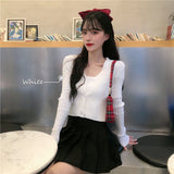 Korean Version Of 2025 New Slim Slim Temperament Elegant Style Pure Knitted Cardigan Coat Women's Fashion