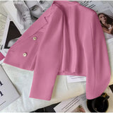 Fongt Jade Green Suit Jacket Female Autumn 2024 New Small Temperament Casual Versatile Small Suit-Outfit
