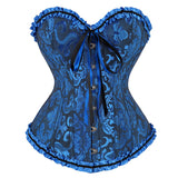 Fongt Court Tswear 819 Waist Body Chest Sexy Lingerie Black Blue Body Shape