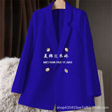 Fongt And Autumn Small Suit Jacket Women 2025 New Korean Version Of The Relaxed Leisure Net Red Suit Women's Top