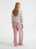 Fongt 2025 New Striped T-Shirt Women Simple Casual Loose Thin Sleeve Long-Sleeved Top