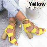 Sandals Wedge Espadrilles Summer Shoes Woman 7CM High Heels Sexy Gladiator Women Heels Sandals Lace Up Platform