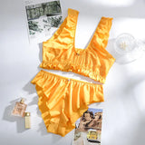 V Neck 2-piece Pajama