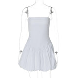 Fongt Wind Women's Summer New Sexy Chest One Word Collar Waist Show Thin Sling