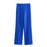 Fongt And Dress Blazer 231018 Straight-Fits High-Rise Trousers 2216118 Suit