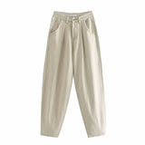 The Early Spring Of 2024, The New Pleated Loose Fashion Jeans 6147159-Outfit
