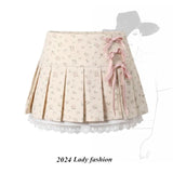 Style Y2k Mini Skirt Women Slim Sexy Party Skirt Sweet Kawaii Lace Fashion Skirt Bandage Design Clothing 2024 Summer-Outfit