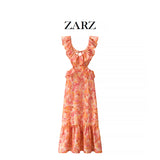 Fongt Homemade New Women's Classic Fashion Stylish Cascading Cascading Dress