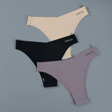 Seamless Underwear Silk Women's Plain Color Panties Lady Invisible Underpants Girls Briefs Smooth Panty Sexy