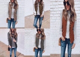 Hot Autumn And Winter Zippers Wear Both Pocket Women's Jacket Vest Vest-Outfit