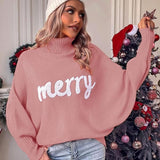 Fongt Turtleneck Women's Autumn And Winter Loose Bat Sleeves Wearing Knitted Tops Off