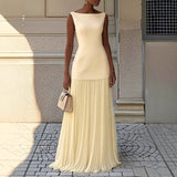 Fongt Shein Elegant Dress Party Vest Half Skirt Fold Two Sets