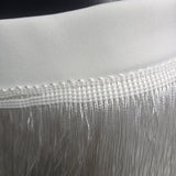 Tassel Spaghetti Strap Crop Top Mini Dress 2 Piece Set Women Sexy Camis Package Hip Dresses Party Clubwear