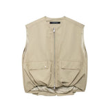 Fongt New Folded Loose Vest 0518251 Straight Skirt 8710060
