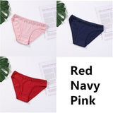 Cotton Panties Underwear Solid Women Sexy Lace Underpants Soft Briefs Set Female Intimates Plus Size Lingerie Panty