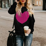 Fongt / Winter Women's Knit Sweater Plus Size Love Knit Long Sleeve Jumper Sweater