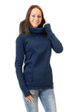 Fongt 2025 New Lactation Wears Pregnant Women With Thick Hooded Long-Sleeved Half-Finger Tat