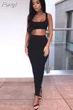 neon ribbed knitted women two piece matching co ord set crop top midi skirt sexy festival party 2023 summer