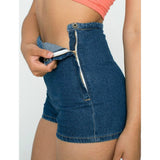 Jeans Shorts 2020 Fashion Women Koraen Summer Slim High Waist Skinny Hot Shorts Side Button Clubwear Street