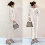 Fongt Quality Autumn 2025 New Commuter Top With Pocket-Round Cardigan + Suit Suit