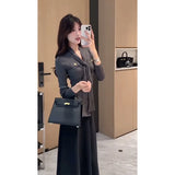 Fongt Kong Style Lazy Style Design With Velvet Trumpet Jeans Women 2025 Autumn And Winter Small High Waist Thick Thick Pants