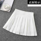 Fongt Skirts 100 Folded Skirt Spring And Autumn High Waist 2025 New Half-Dress Summer Large Size A Grid Short Student Skirt Girl