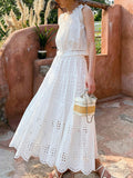 Fongt South Oil Women's Dresses White Dresses Women's Summer Dresses Vacation Women's